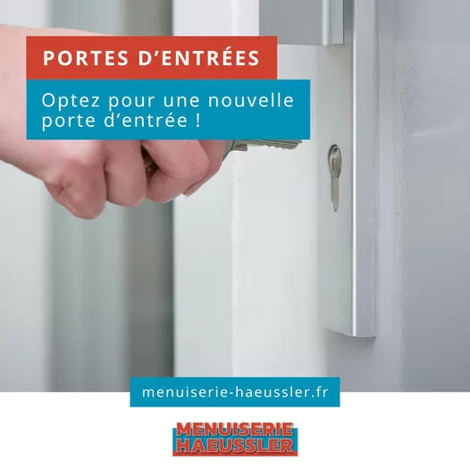 pose de porte d'entrée en PVC, Alu, Bois à Wissembourg, Wissembourg, Menuiserie Haeussler