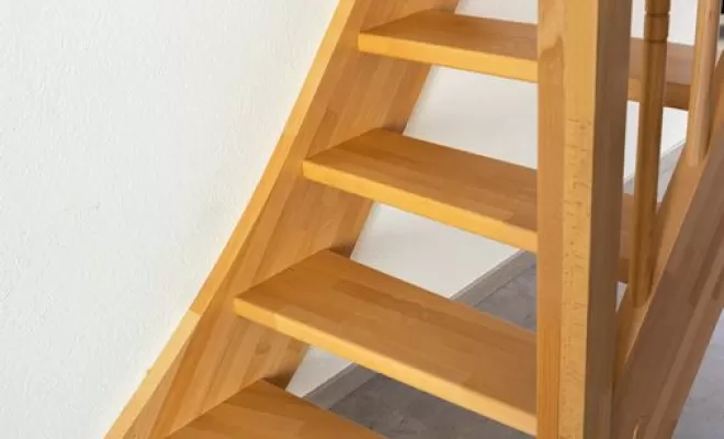 Pose d'escalier, Wissembourg, Menuiserie Haeussler